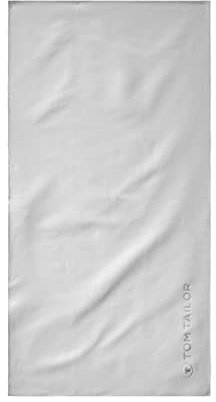 TOM TAILOR 0140222 Fitness Handtuch - Fitness Towel 1x 50x100 cm, Silver