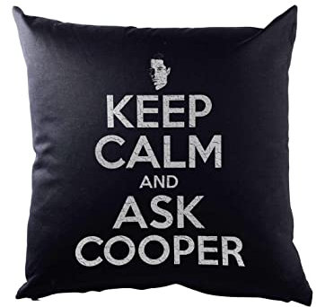 Urban Backwoods Keep Calm and Ask Cooper Kissen Dekokissen