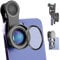 MARTVSEN 120mm Macro Lens Kit & Stellar Filter, Macro Lens for iPhone 11/12/13/14 Pro Max & Most Android Smartphone Telephoto Cell Phone Camera Lens Attachment Accessories Cool Tech Gifts