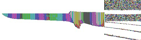 Starrett Professional Stainless Steel Chefs Kitchen Boning Knives 8-inch (200mm), Black