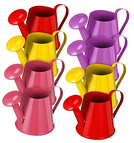 jojofuny 12 Pezzi Annaffiatoio In Miniatura Mini Annaffiatoi Per Bambini Oggetti Di Scena Per Annaffiatoi Per Attrezzi Giardinaggio In Miniatura Per Decorazioni Paesaggistiche Oggetti