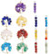 SUPERFINDINGS 14 pz 2 Stile Chakra Gemme Ciondolo Filo di Rame Avvolto Piatto Rotondo Fascino con Albero della Vita Ottone Cristallo Strass Pendenti