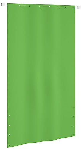ZQQLVOO Brise-vue pour balcon, paroi latérale, brise-vue, brise-vue, vert clair, 140 x 240 cm, tissu Oxford