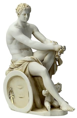 Ludovisi Ares und Eros Gott Mars griechische Statue Skulptur Cast Marmor Patina Kopie