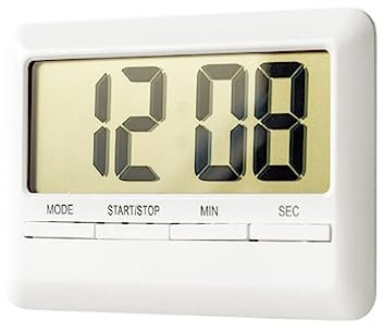 Haveratio Timer, große Zeit, manuelles Kochen, Duschen, Studium, Stoppuhr, Küche, magnetisch, digitaler Wecker, elektronisches Werkzeug