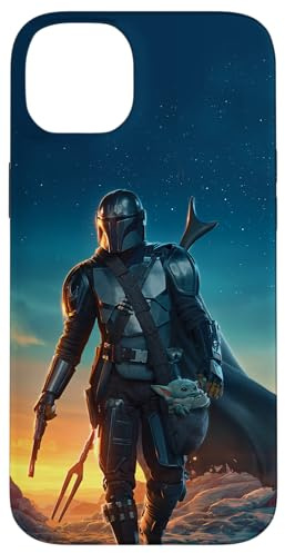 Star Wars The Mandalorian and Grogu Sunset Poster Case for iPhone 14 Plus