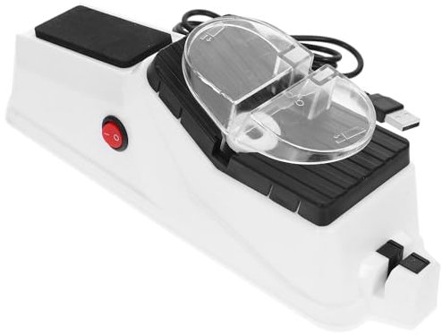 Luxshiny Sharpener, Electric Kitchen Sharpeners Cutting Tool Sharpener Sharpening Discs Sharpening Tool for Kitchen Home USB Type