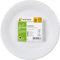 Heku - 20 assiettes en carton, blanches, Ø 18 cm, compostables