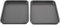 GoodCook Everyday - Juego de 2 mini bandejas para horno tostador de acero antiadherente de 9 x 6.2 pulgadas, color gris