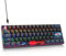 SbocKeeb Tastiera Meccanica 60%, 61 Tasti, Mini Tastiera Gaming 60 Percento Retroilluminazione, QWERTY Americana，Switch Lineari Rossi, PBT Keycaps Anti-Ghosting Compatta per PC/Mac