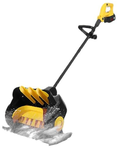 WEIMILOR Souffleuse à Neige électrique portative, artefact de déneigement extérieur, souffleuse à Neige électrique, avec Batterie Li-ION 4,0 Ah et Chargeur, pour Le déneigement des allées,2xbattery
