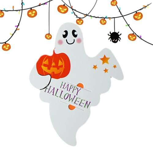 Porta caramelle fantasma di Halloween - Borsa originale per bambini | Sacchetto in tessuto morbido con motivo fantasma, per attività e feste di Halloween, sacchetto di caramelle a forma di