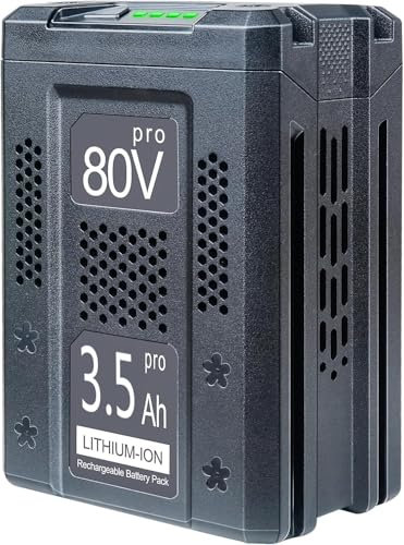 Batterie de Rechange 80 V 3500 mAh pour Greenworks 80 V pour appareils Greenworks