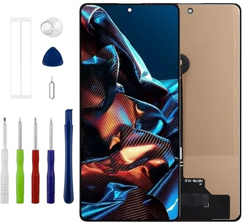 Duotipa Pantalla TFT de 6,67 pulgadas, compatible con Xiaomi Poco X5 Pro 22101320G, 22101320I, pantalla LCD, digitalizador, montaje con kit de herramientas de reparación