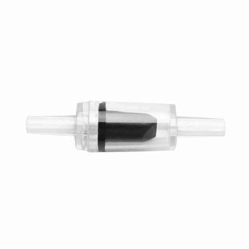 Chiffonade 10Pcs Aquarium Air Pump Check Valves Water Backflow Prevention 1 Way Non-Return Safety Valve for Fish Tank Oxygen Pump(Black)