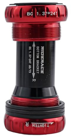 Vibsky Rodamiento de bolas de cerámica de aleación de aluminio BB52, 68-73 mm de longitud del marco BB, piezas de bicicleta