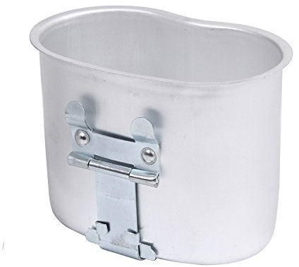 US Military Style G.I. Type Aluminum Canteen Cup
