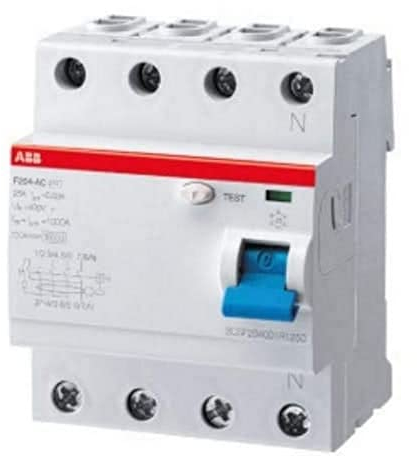 ABB F204 A-40/0.03-L Fehlerstrom-Schutzschalter 4P Typ A 30 mA 40 A 2CSF204123R1400