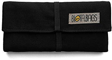 Portatabacco in Tessuto Nero, Custodia fatta a mano, Astuccio di tessuto, Borsello per sigarette, Regalo per fumatori