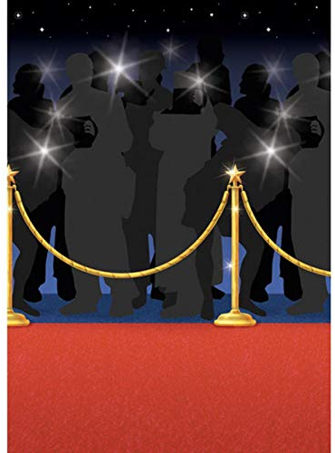 PARTY DISCOUNT Wand-Deko Roter Teppich, 1,2 x 12,2 m
