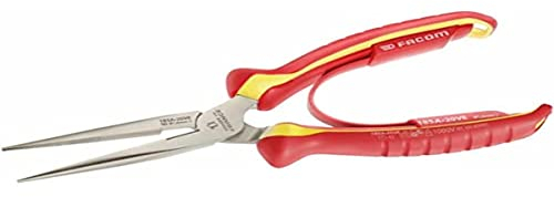 FACOM - Pince demi rondes becs longs 200mm - isolée 1000 Volts - 185A.20VE