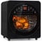 Klarstein AeroVital Easy Touch - Freidora aire, Freidora sin aceite con potencia 1700 W, Freidora de aire con capacidad 14 L, 16 programas, Termostato, Temporizador, Pantalla digital, Negro