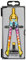 Idena 22073 - Schnellverstellzirkel, Style Bubbles, 1 Stück
