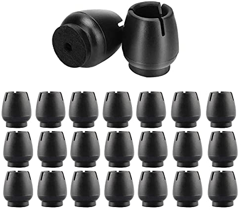 Stuhlbeinkappen, Gummi Stuhl Kappen, 32 Stück Schutzkappen für Stuhlbeine, Stuhlbein Socken Stuhlfuss Schoner Schwarz Silikon Stuhlbeinkappen Rund Silikon Stuhl füße Kappen Stuhlbeinschutz