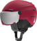 ATOMIC SAVOR VISOR STEREO Skihelm mit Visier - Dunkelrot - Größe L - Maximale Stoßdämpfung - Active Aircon Belüftungssystem - Hochwertige Verspiegelung für klare Sicht