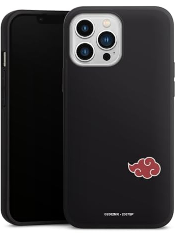 DeinDesign Cover in Silicone Premium Compatibile con Apple iPhone 13 PRO Max Custodia del Telefono Cellulare Nero Cover Akatsuki Naruto Shippuden Prodotto Ufficiale su Licenza