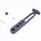 Boat Telescoping Ladder Strap,Marine Grade Secure Retaining Rubber Latch Band with 4 Adjustable Mounting Holes for 2-Step 3-Step or 4-Step Ladder (6 Inch(4 Mounting Holes))