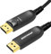 SOEYBAE Cable DisplayPort 1.4 10m, 8K UHD Fibra óptica DP al Cable DP, Apoyo 32,4 Gbps, 8 k@60 Hz, 4 K@144 Hz, HDR10, 3D, HDCP 2.2