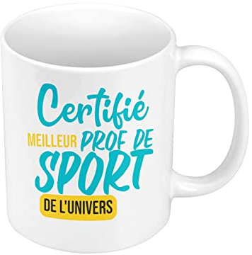 Fabulous Mug Céramique Certifié meilleur Prof de Sport de l'univers