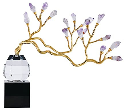 KIZQYN Money Tree Amethyst Feng Shui Decor Tree (Size : A)