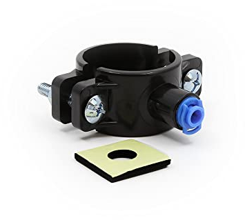 Abflussschelle, Rohrschelle, Abwasserschelle für Osmoseanlage mit 1/4 (für 6,35 mm Schlauch) Zoll Steckverbindung.