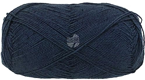 LANA GROSSA Meilenweit Cotone Vegano| Die Alternative ohne tierische Fasern | Handstrickgarn aus 76% Baumwolle, 14% Polyamid & 10% Polyester | 100g Wolle zum Stricken & Häkeln | 420m Garn FB11
