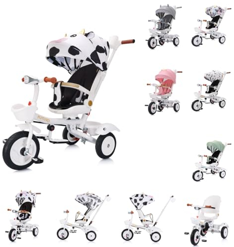 Chipolino Dreirad Futuro 2 in 1 faltbar, Becherhalter, Musik, Licht, PU-Räder, für Kinder ab 18 Monaten bis 25 kg