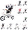 Chipolino Dreirad Futuro 2 in 1 faltbar, Becherhalter, Musik, Licht, PU-Räder, für Kinder ab 18 Monaten bis 25 kg