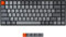 Keychron K1 Tastiera meccanica da gioco Bluetooth/USB wireless, tastiera RGB a 84 tasti, retroilluminazione a LED, per Mac e Windows, interruttori rossi Gateron G Pro, telaio galvanizzato