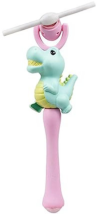 Perfeclan Leuchtendes Windmühlen-Beleuchtungsspielzeug, LED-Musik-Windmühlen-Drehspielzeug, Leuchtend mit Licht und Ton, elektrisches rotierendes Windrad, für, Dinosaur