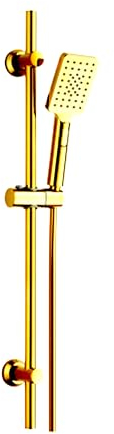 HOUSLER Salle de bain Shiney Gold Showers (barre de douche ronde dorée)