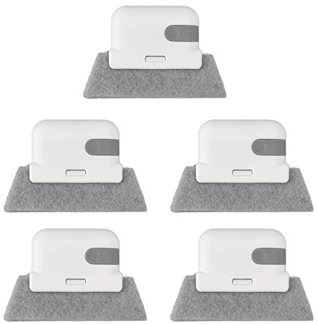 HERCHR Brosse De Nettoyage De Rainure De Fenêtre, Outils De Nettoyage De Rail De Fenêtre, Outil De Nettoyage De Rainure De Nettoyeur De Rail De Porte Coulissante
