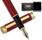Zalantan Fountain pen,Luxury pen,Nice pen gift pure copper heavy feel Pen Smooth Writing Pens for Men Funcy Pens with Gift CaseIncludes a Calligraphy Nib 8 Cartridges a Ink Refill Converter