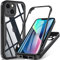 Fin2feel Für iPhone 13 Mini Hülle 5,4 Zoll, Handyhülle Für iPhone 13 Mini Mit Eingebautem Displayschutz TPU Robust Stoßfeste Cover Case 360 Grad Rundumschutz Schutzhülle für iPhone 13 Mini Schwarz