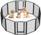 Yaheetech 12 Vallas para Perros Paneles Corralito para Perros Grandes 68x100cm Parque Mascotas Cachorros Jardín de Perros Valla Metálica