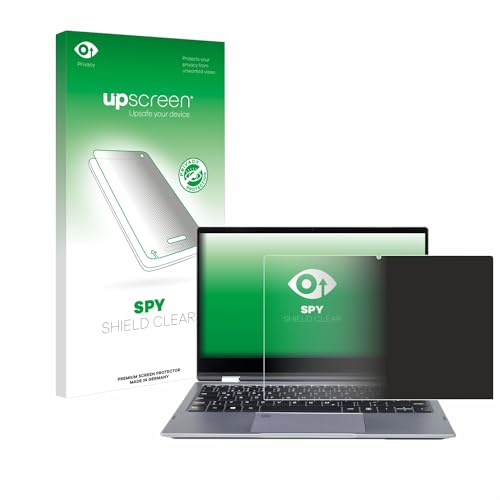 upscreen Anti-Spy Blickschutzfolie für Wortmann Terra Mobile 360-13U Made in Germany, Privacy Displayschutz-Folie [Sichtschutz, Blaulichtfilter]