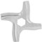 Meat Grinder Blade, Food Grinding Blade, Meat Grinder Blade Plate, Meat Grinder Blades/Plate Discs, Food Grinding Blade Cross Shaped Grinder Plate Disc Electric Meat Grinder Accessory
