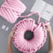 500g/20m Filati di Cotone Riempiti a Mano, Filo Tubolare Grosso Lavabile, Lavoro a Maglia a Braccio Filato, 2cm Rotondo Core Filato in Poliestere per DIY Divano Cuscino Letto Animali Domestici (Rosa)