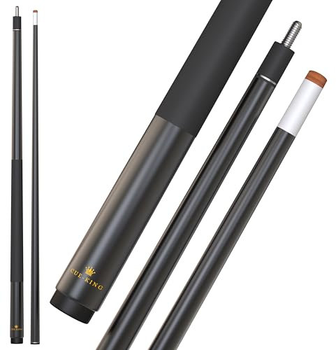 Cue-King Ultra Pool-Queue, 2 Stück, 147,3 cm, 567 g, mit 13 mm Premium-Spitze und Griff, Pool-Queue, professioneller Pool-Queue, Graphit-Verbundstoff