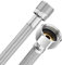 YUANNY Tuyau flexible 1/2 Femelle x 1/2 Mâle Raccord des deux côtés - Tuyau EPDM tressé acier inox, Flexible sanitaire Pour robinet, robinet d'angle, lavabo, cuisine, salle de bain, WC - 100CM